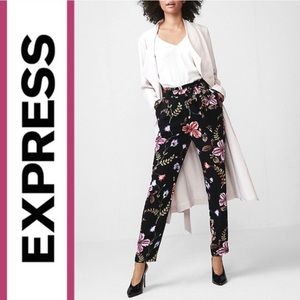 Express petite high rise ankle dress pants